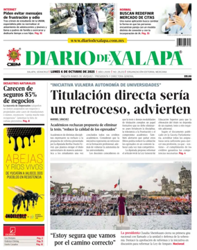 Cover of Diario de Xalapa