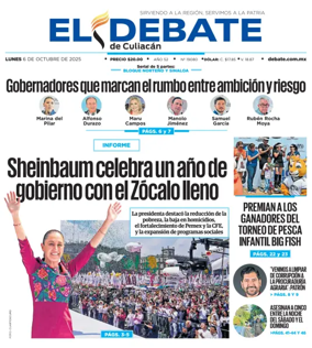 Cover of El Debate de Culiacán