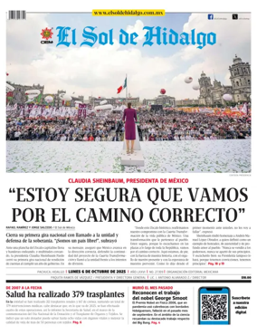 Cover of El Sol de Hidalgo