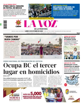 Cover of La Voz de la Frontera