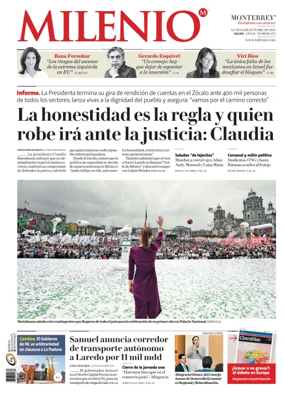 Cover of Milenio Monterrey