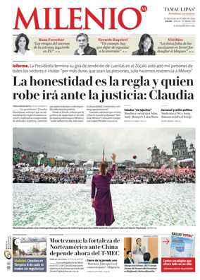 Cover of Milenio Tamaulipas