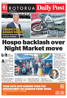 Cover of Rotorua Daily Post
