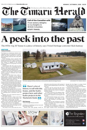 Cover of The Timaru Herald