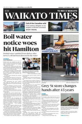 Cover of Waikato Times