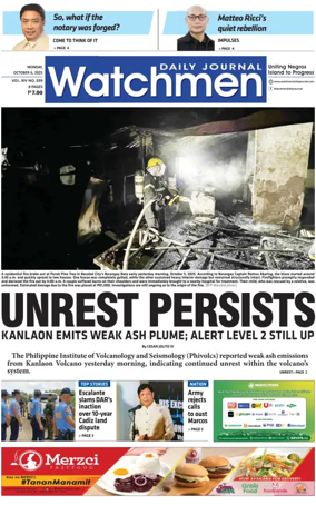 Cover of Watchmen Daily Journal