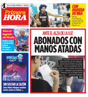 Cover of Primera Hora