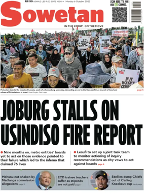 Cover of Sowetan