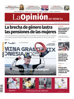 Cover of La Opinión de Murcia