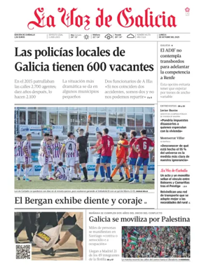 Cover of La Voz de Galicia (Carballo)