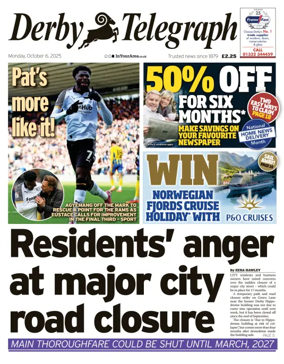Cover of Derby Telegraph