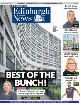 Cover of Edinburgh Evening News