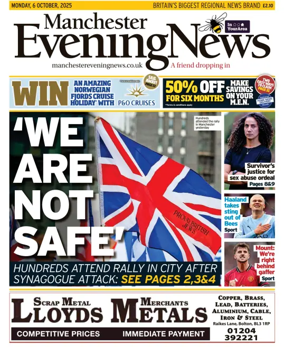 Cover of Manchester Evening News
