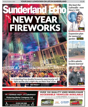 Cover of Sunderland Echo