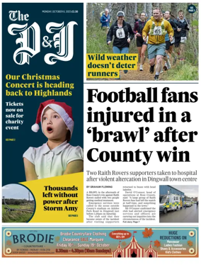 Cover of The Press and Journal (Highlands & Islands)