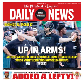 Cover of Philadelphia Daily News