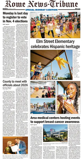 Cover of Rome News-Tribune