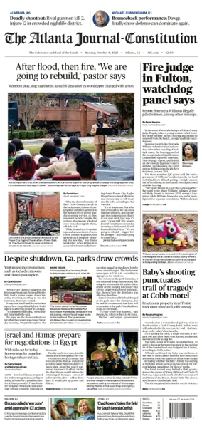 Cover of The Atlanta Journal-Constitution