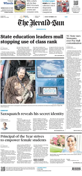 Cover of The Herald Sun