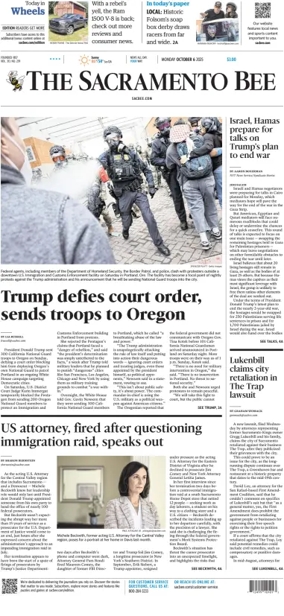 Cover of The Sacramento Bee
