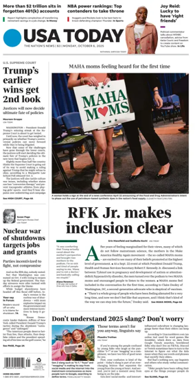 Cover of USA TODAY US Edition