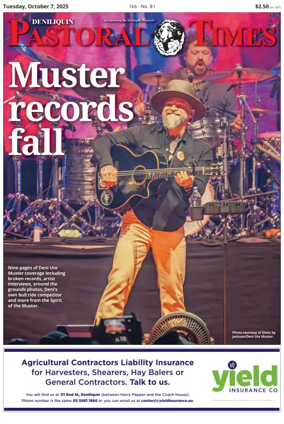 Cover of Deniliquin Pastoral Times