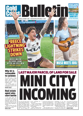Cover of The Gold Coast Bulletin
