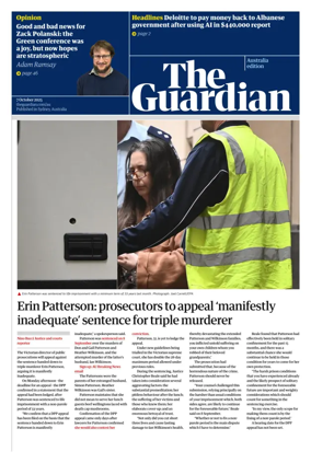 Cover of The Guardian Australia