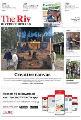Cover of The Riverine Herald
