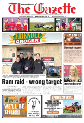 Cover of Warragul & Drouin Gazette