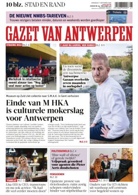 Cover of Gazet van Antwerpen Metropool Stad