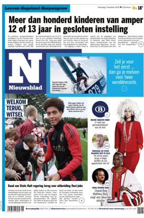 Cover of Het Nieuwsblad