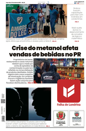 Cover of Folha de Londrina