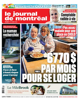 Cover of Le Journal de Montreal