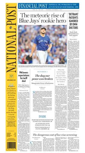 Cover of National Post - (National Edition)