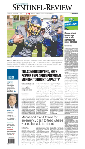 Cover of Sentinel-Review (Woodstock)