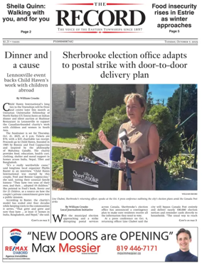 Cover of Sherbrooke Record