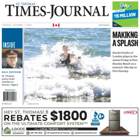 Cover of St. Thomas Times-Journal