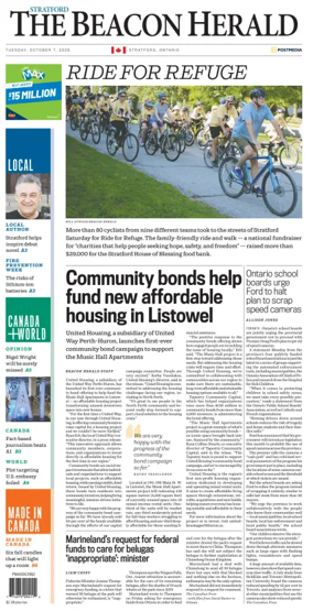 Cover of The Beacon Herald