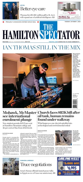 Cover of The Hamilton Spectator