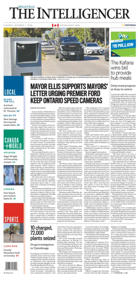 Cover of The Intelligencer (Belleville)