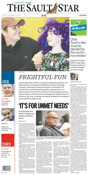 Cover of The Sault Star