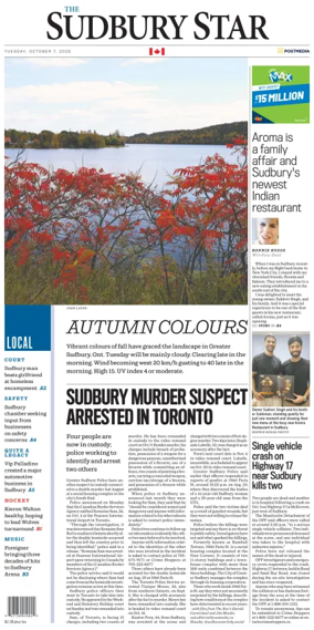 Cover of The Sudbury Star
