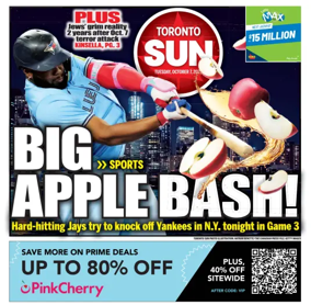 Cover of Toronto Sun
