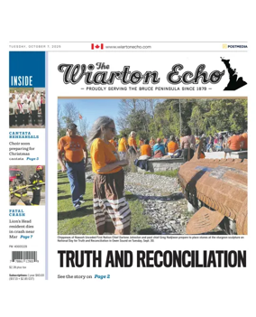 Cover of Wiarton Echo