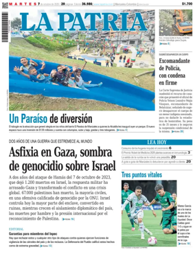 Cover of La Patria (Colombia)