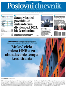 Cover of Poslovni Dnevnik