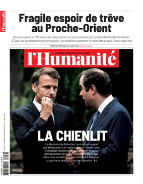 Cover of L'HUMANITE
