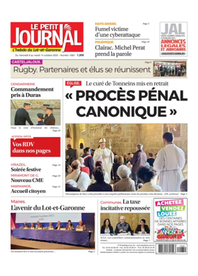 Cover of Le Petit Journal - L'hebdo du Lot-et-Garonne
