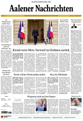 Cover of Aalener Nachrichten